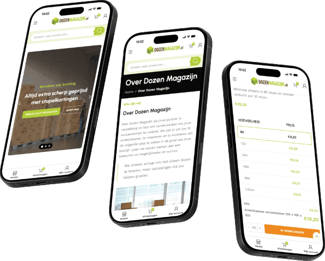 Dozenmagazijn oplossing