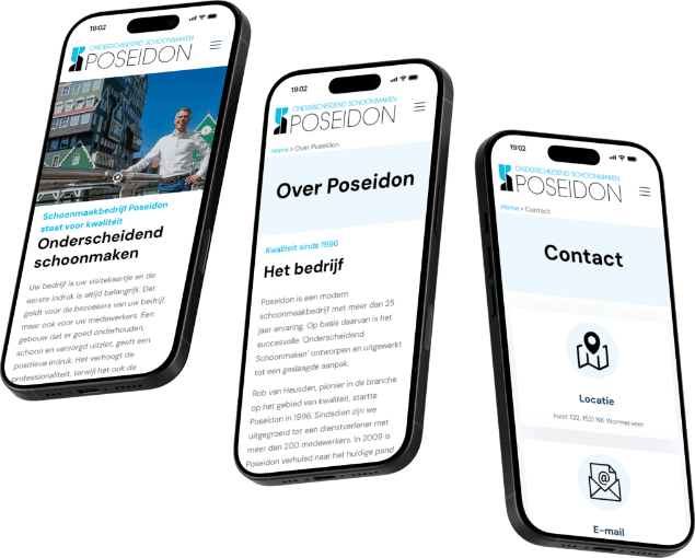 Poseidonschoonmaak oplossing