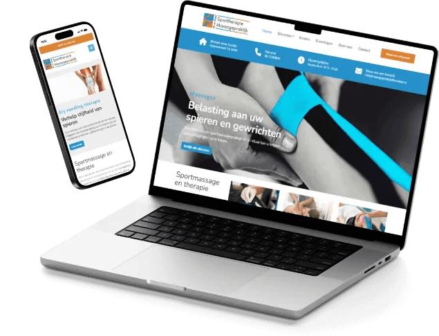 Webdesign voor fysiotherapeuten