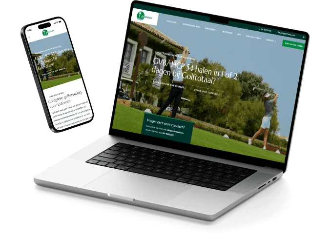 Websites voor golfclubs