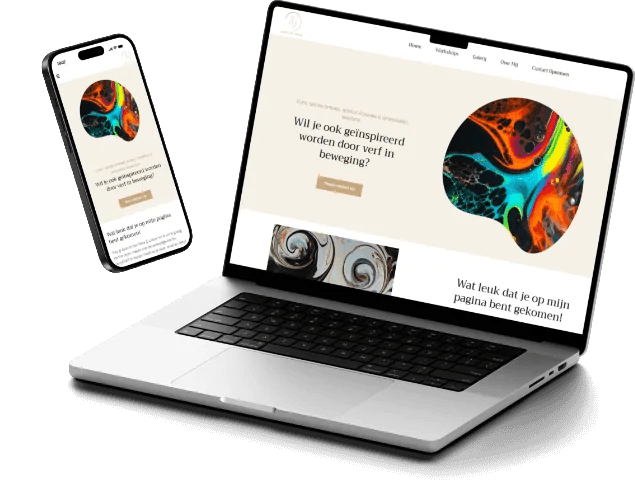 Websites voor kunstenaars