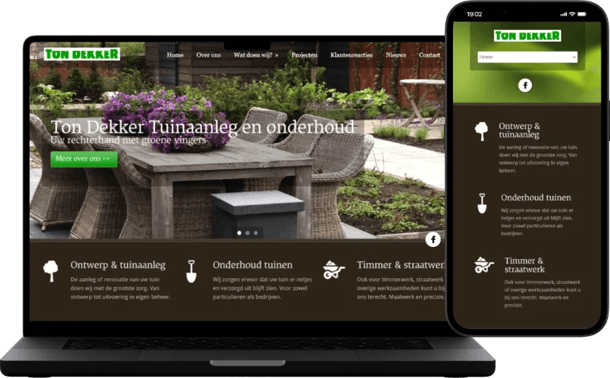 Websites voor tuinarchitecten