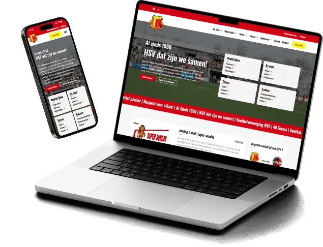 Websites voor voetbalclubs